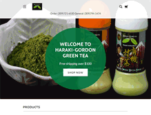 Tablet Screenshot of hggreentea.com